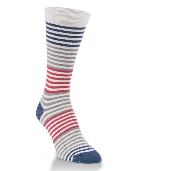 World's Softest Knit Pickin Stripe Crew Socks - Picture 1 of 4